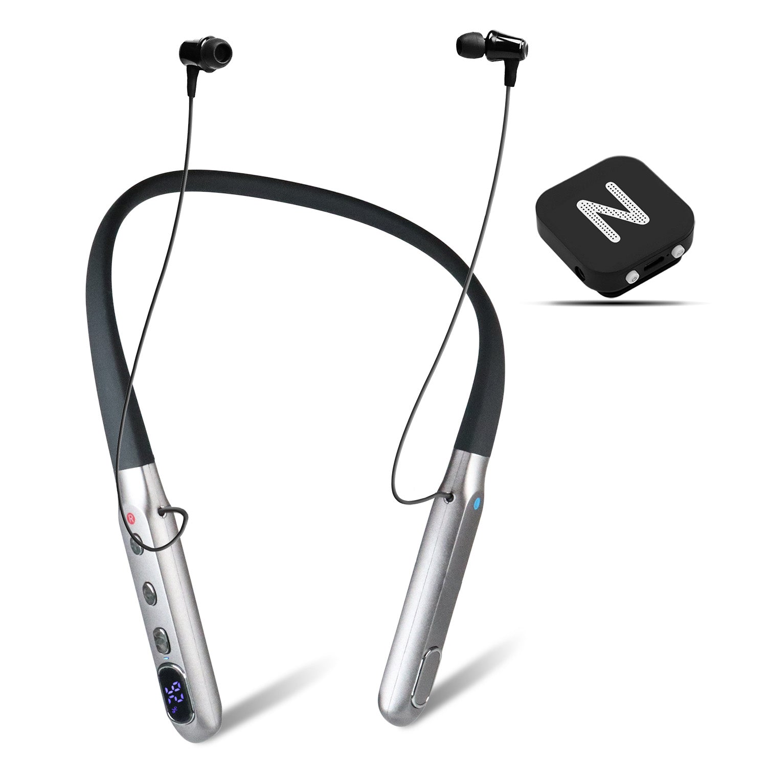 NW10 Pro Neckband Listener wiederaufladbarer Hörverstärker mit drahtlosem Mikrofon